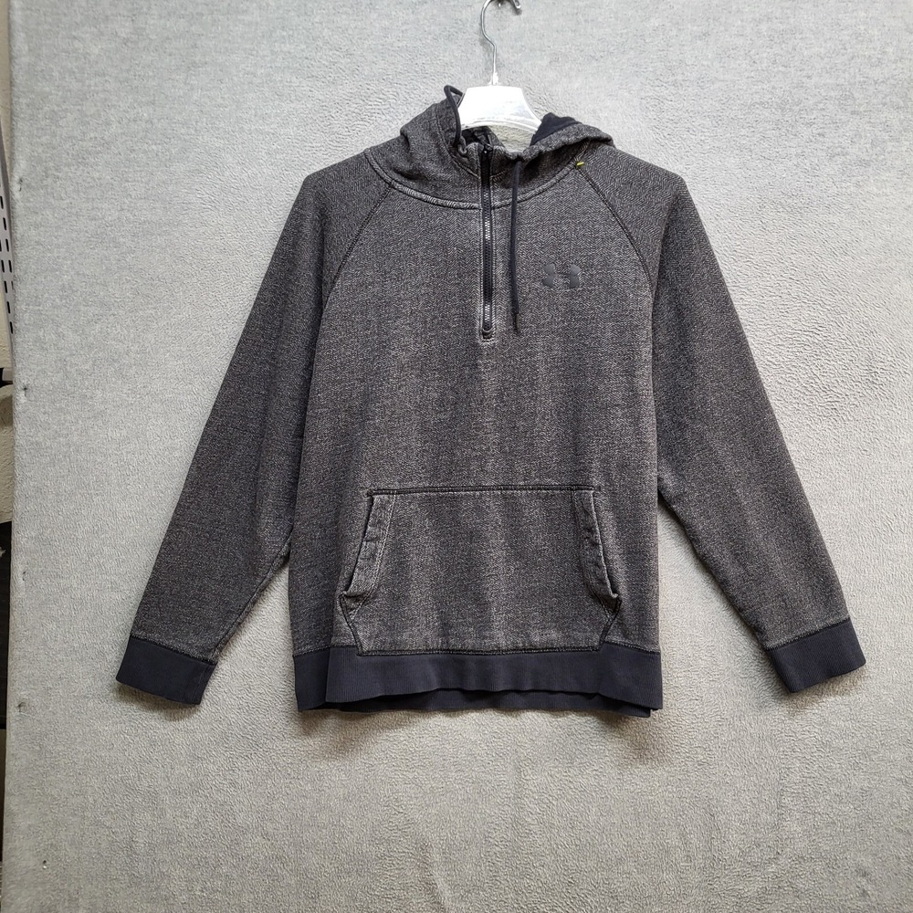 Under‎ Armour Men Sweatshirt Large Gray Hoodie Logo Loose Fit Pullover